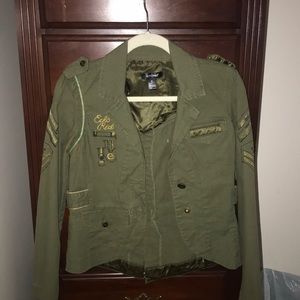 super cute army jacket size medium